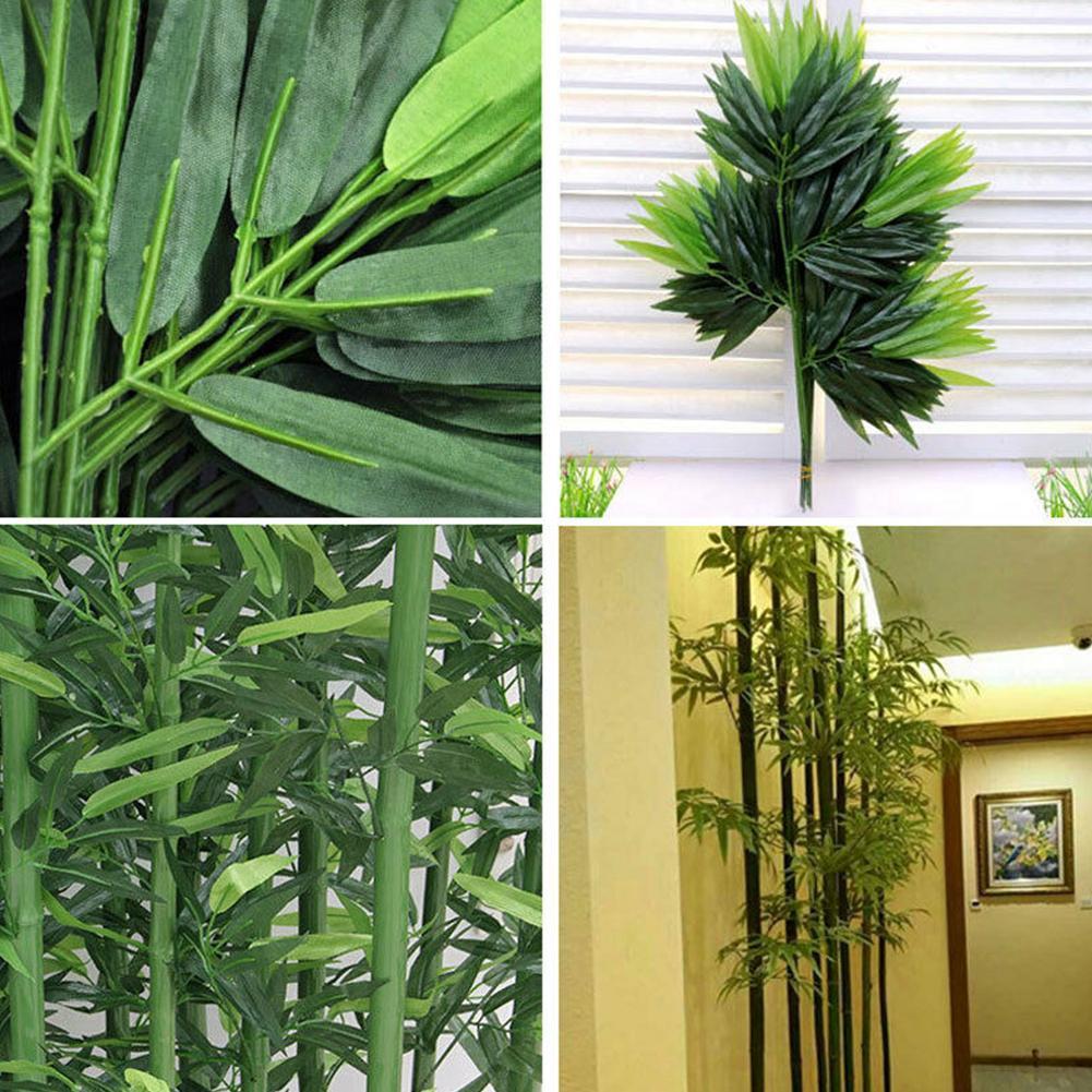 10pcs Artificial Green Bamboo  - огляд і ціна Ficus Lyrata Tree