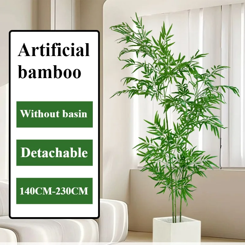 Artificial Bamboo Large Green  - огляд і ціна Ficus Lyrata Tree